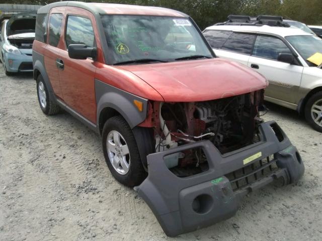 5J6YH18584L000490 - 2004 HONDA ELEMENT EX ORANGE photo 1