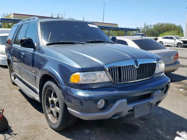 5LMFU28R71LJ08654 - 2001 LINCOLN NAVIGATOR BLUE photo 1
