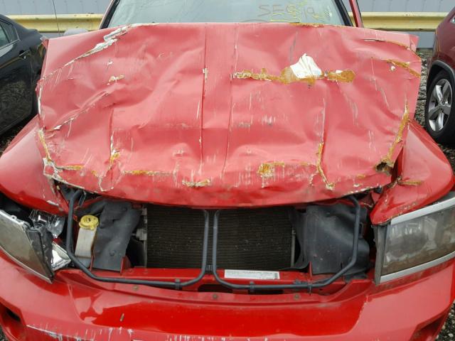 1D7HW38KX8S594000 - 2008 DODGE DAKOTA SXT RED photo 7