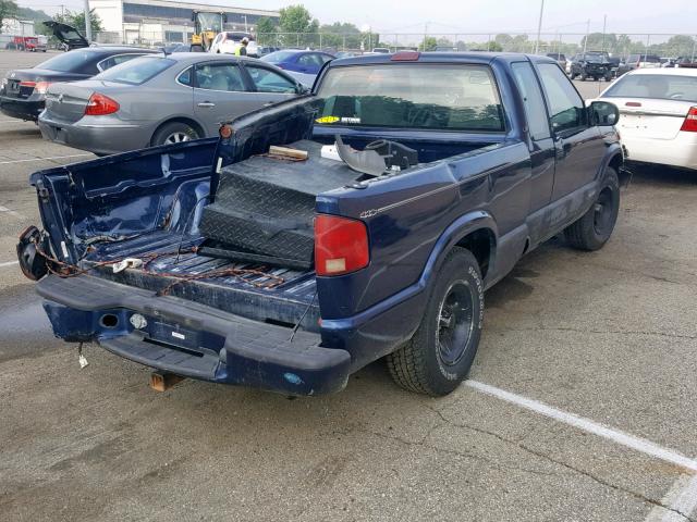 1GCCS19W818200955 - 2001 CHEVROLET S TRUCK S1 BLUE photo 4