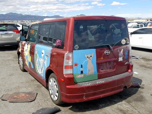 JTLKT324364111858 - 2006 TOYOTA SCION XB 红色 照片 3