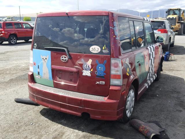 JTLKT324364111858 - 2006 TOYOTA SCION XB 红色 照片 4