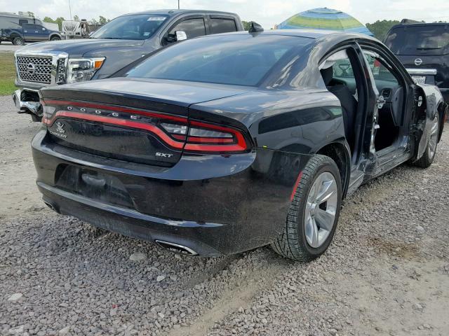 2C3CDXHG6GH159062 - 2016 DODGE CHARGER SX BLACK photo 4