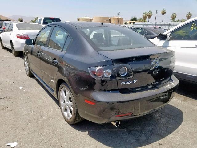 JM1BK324971662961 - 2007 MAZDA 3 S BLACK photo 3