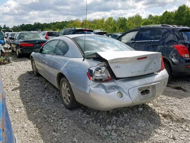 4C3AG42GX2E151762 - 2002 CHRYSLER SEBRING LX SILVER photo 3