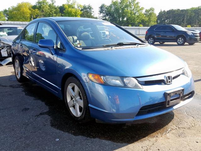 2HGFA16968H505732 - 2008 HONDA CIVIC EXL 蓝色 照片 1