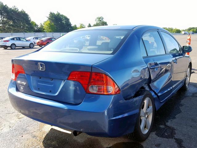 2HGFA16968H505732 - 2008 HONDA CIVIC EXL 蓝色 照片 4