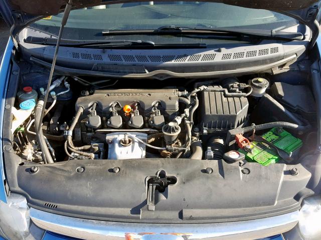 2HGFA16968H505732 - 2008 HONDA CIVIC EXL 蓝色 照片 7