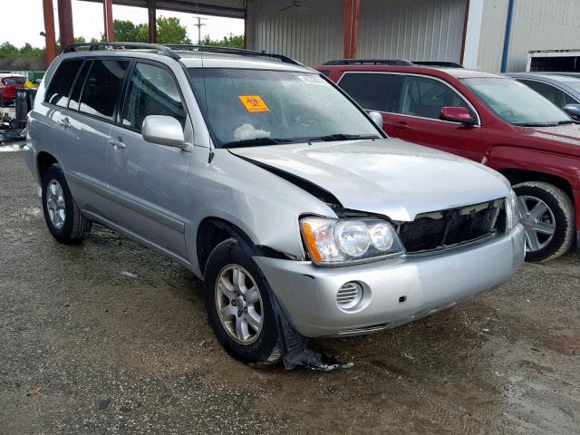 JTEGF21A120065146 - 2002 TOYOTA HIGHLANDER SILVER photo 1