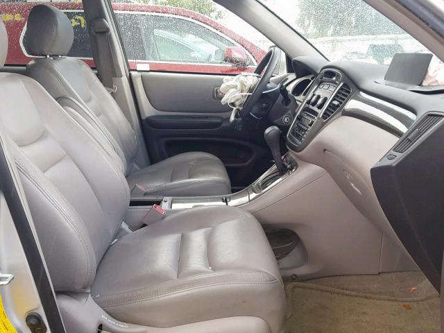 JTEGF21A120065146 - 2002 TOYOTA HIGHLANDER SILVER photo 5