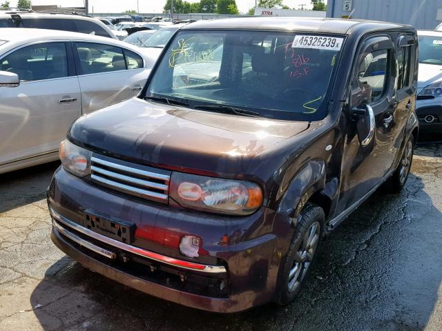 JN8AZ28R69T103156 - 2009 NISSAN CUBE BASE PURPLE photo 2