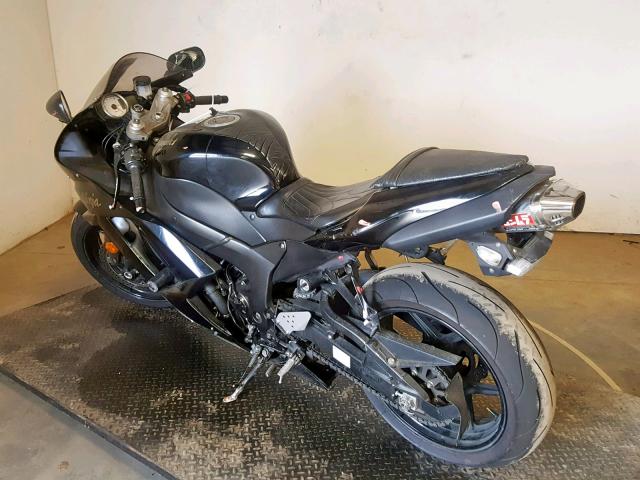 JKAZX4P147A011459 - 2007 KAWASAKI ZX600 P BLACK photo 3