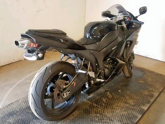 JKAZX4P147A011459 - 2007 KAWASAKI ZX600 P BLACK photo 4