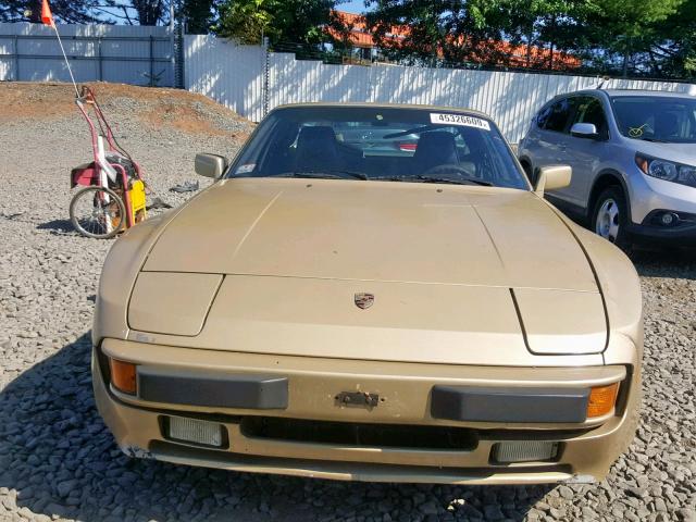 WP0AA0943GN451816 - 1986 PORSCHE 944 BEIGE photo 9