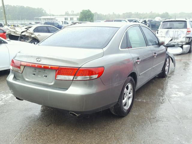 KMHFC46F17A183414 - 2007 HYUNDAI AZERA SE GREEN photo 4