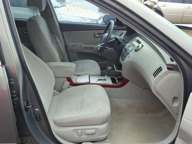 KMHFC46F17A183414 - 2007 HYUNDAI AZERA SE GREEN photo 5