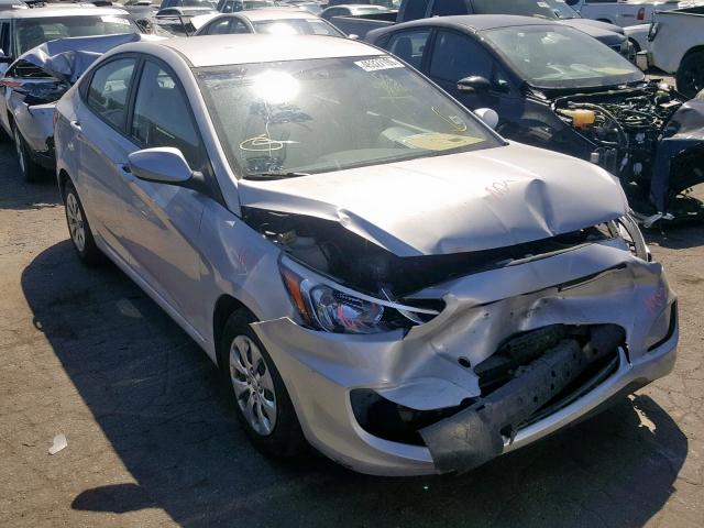 KMHCT4AE6HU174421 - 2017 HYUNDAI ACCENT SE SILVER photo 1