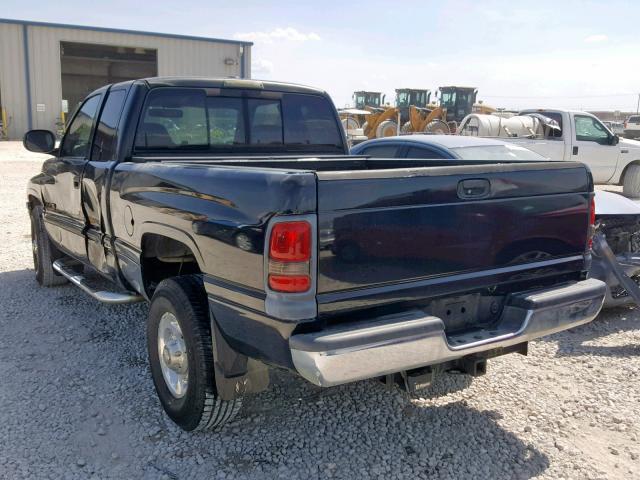 3B7KC23672M252209 - 2002 DODGE RAM 2500 BLACK photo 3