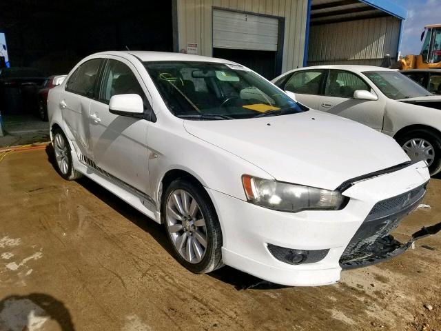 JA32U8FW3AU026964 - 2010 MITSUBISHI LANCER GTS WHITE photo 1