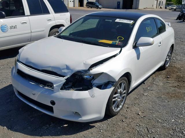 JTKDE177070151368 - 2007 TOYOTA SCION TC თეთრი ფოტო 2