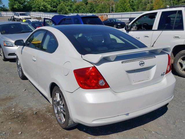JTKDE177070151368 - 2007 TOYOTA SCION TC თეთრი ფოტო 3