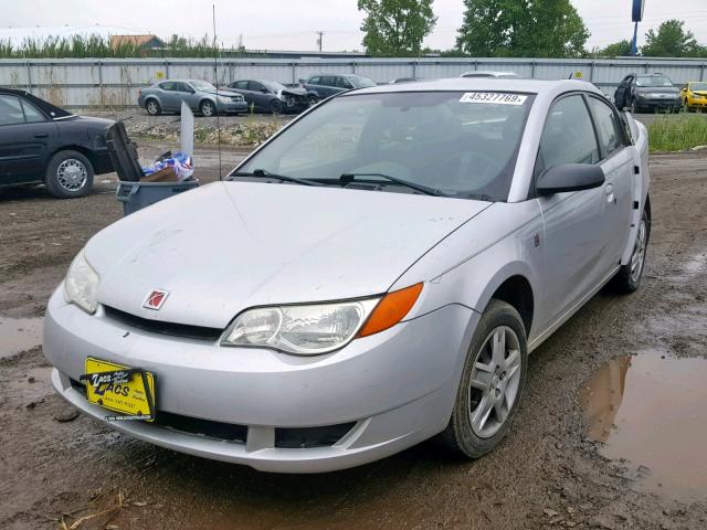 1G8AN15F77Z110746 - 2007 SATURN ION LEVEL SILVER photo 2
