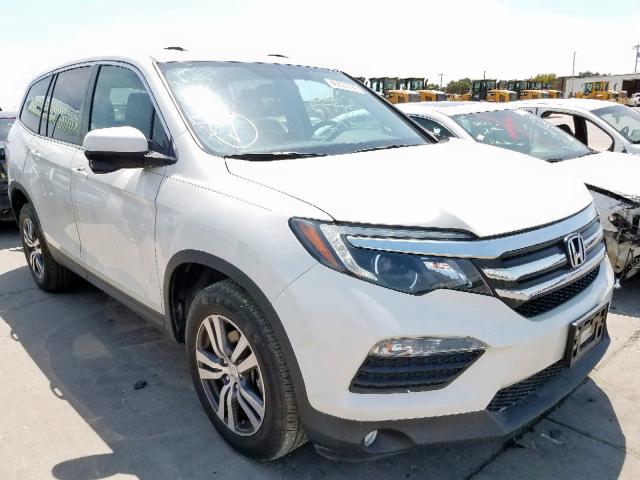 5FNYF6H72GB090088 - 2016 HONDA PILOT EXLN WHITE photo 1