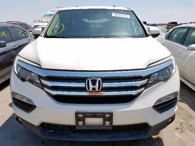 5FNYF6H72GB090088 - 2016 HONDA PILOT EXLN WHITE photo 9