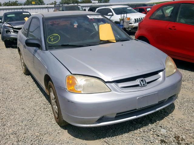 1HGEM21281L073270 - 2001 HONDA CIVIC DX SILVER photo 1