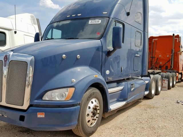 1XKFDP9X0CJ322583 - 2012 KENWORTH CONSTRUCTI BLUE photo 9