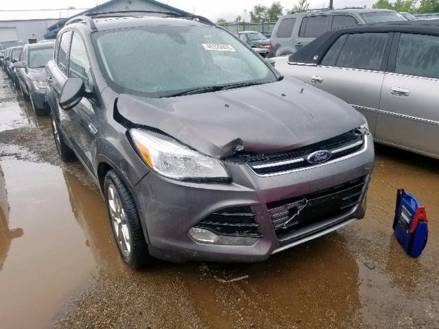 1FMCU0H93DUD67862 - 2013 FORD ESCAPE SEL CHARCOAL photo 1