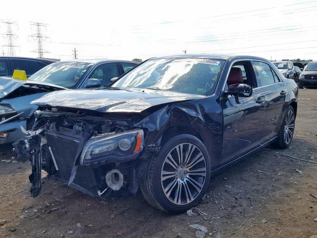 2C3CCABT2EH181336 - 2014 CHRYSLER 300 S BLACK photo 2