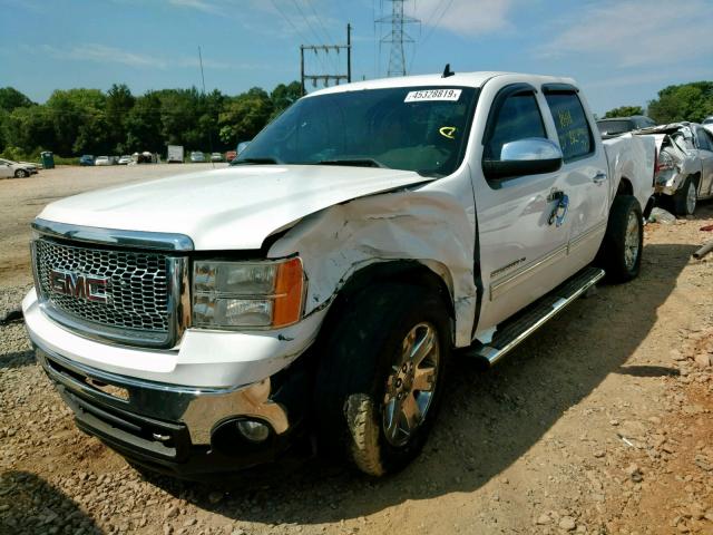 3GTRCVE33AG218414 - 2010 GMC SIERRA C15 WHITE photo 2