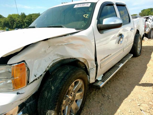 3GTRCVE33AG218414 - 2010 GMC SIERRA C15 WHITE photo 9