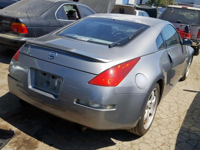 JN1AZ34E93T008055 - 2003 NISSAN 350Z COUPE GRAY photo 4