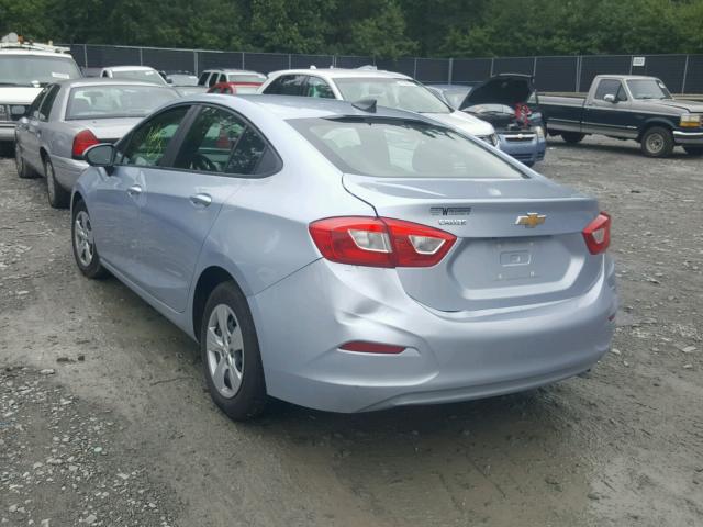 1G1BC5SM5H7178513 - 2017 CHEVROLET CRUZE LS SILVER photo 3