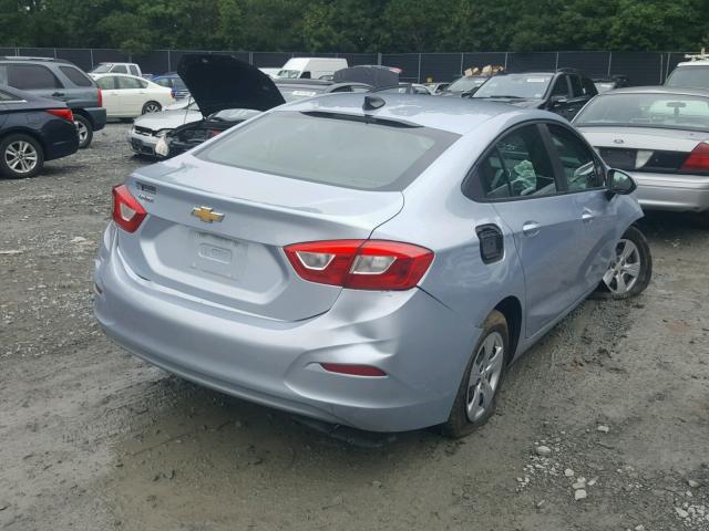 1G1BC5SM5H7178513 - 2017 CHEVROLET CRUZE LS SILVER photo 4