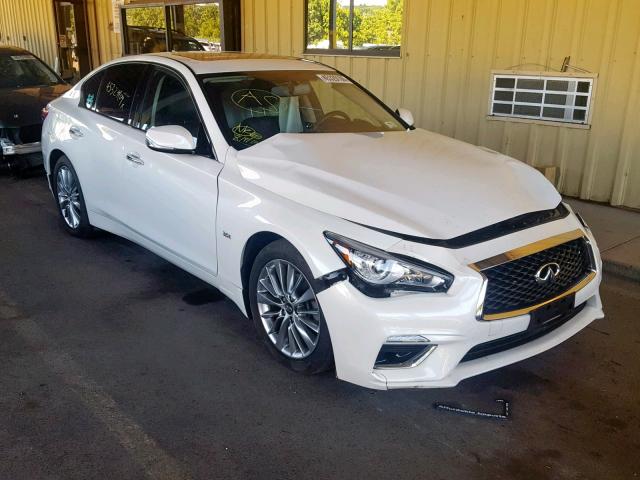 JN1EV7AR9JM432533 - 2018 INFINITI Q50 LUXE WHITE photo 1