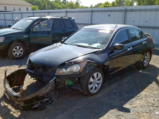 5KBCP3F80AB007946 - 2010 HONDA ACCORD EXL BLACK photo 2