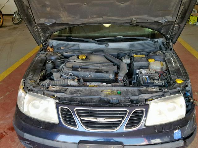 YS3EH45G123046779 - 2002 SAAB 9-5 AERO BLUE photo 7