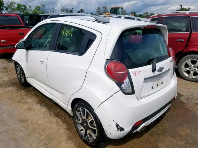 KL8CF6S94DC514828 - 2013 CHEVROLET SPARK 2LT WHITE photo 3