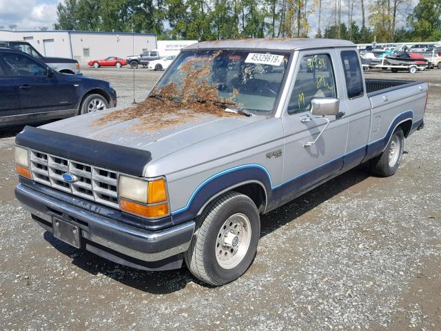 1FTCR14T5LPA74099 - 1990 FORD RANGER SUP SILVER photo 2