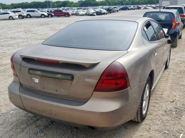 2G2WP552161257036 - 2006 PONTIAC GRAND PRIX TAN photo 4