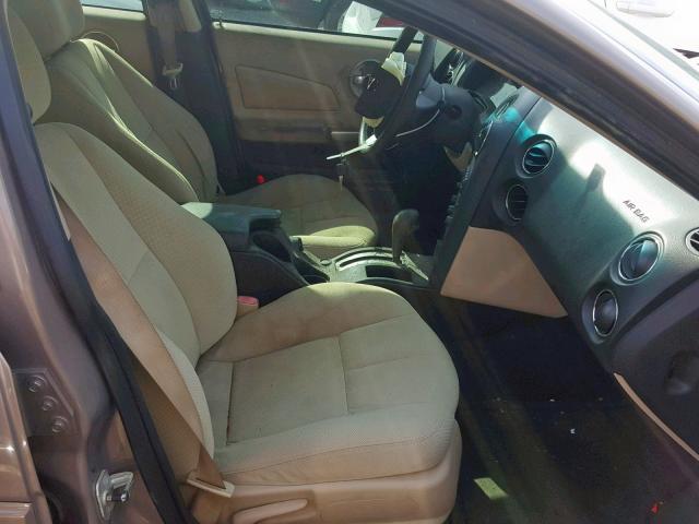 2G2WP552161257036 - 2006 PONTIAC GRAND PRIX TAN photo 5