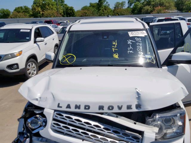 SALAG2D43CA633589 - 2012 LAND ROVER LR4 HSE WHITE photo 7