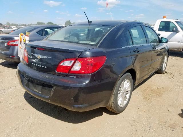 1C3LC56K48N177857 - 2008 CHRYSLER SEBRING TO BLACK photo 4