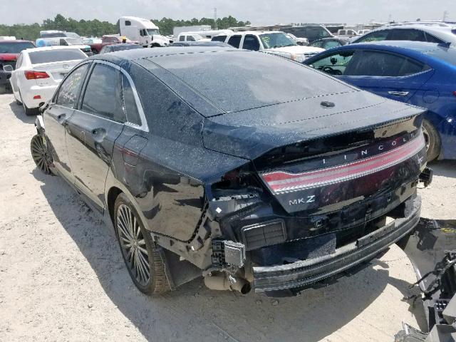 3LN6L5EC8JR605253 - 2018 LINCOLN MKZ RESERV BLACK photo 3