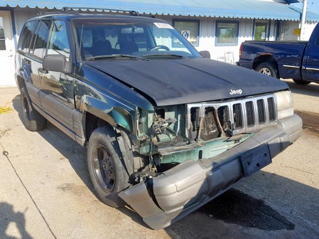 1J4GZ58S5VC695082 - 1997 JEEP GRAND CHER GREEN photo 1