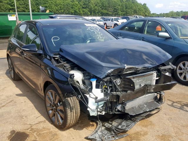 KMHH55LC5JU033752 - 2018 HYUNDAI ELANTRA GT BLACK photo 1