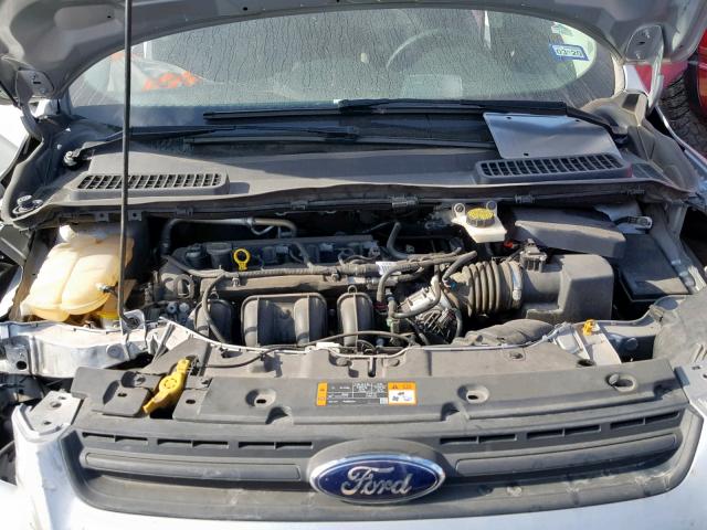 1FMCU0F79DUC14128 - 2013 FORD ESCAPE S SILVER photo 7